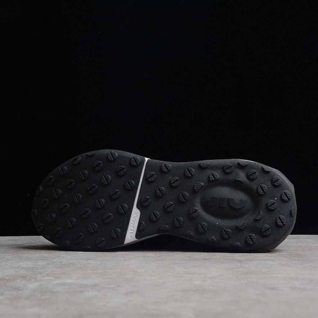 Tênis Runner Malha Preto Cinza e Branco