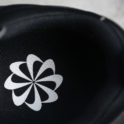 Tênis Runner Malha Preto Cinza e Branco