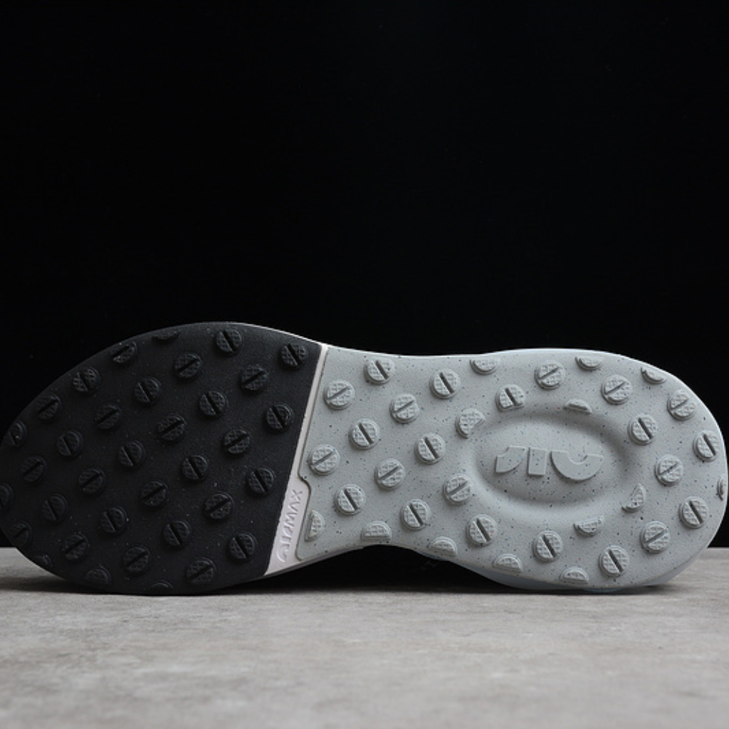 Tênis Runner Malha Preto Cinza Ferro Detalhe Branco