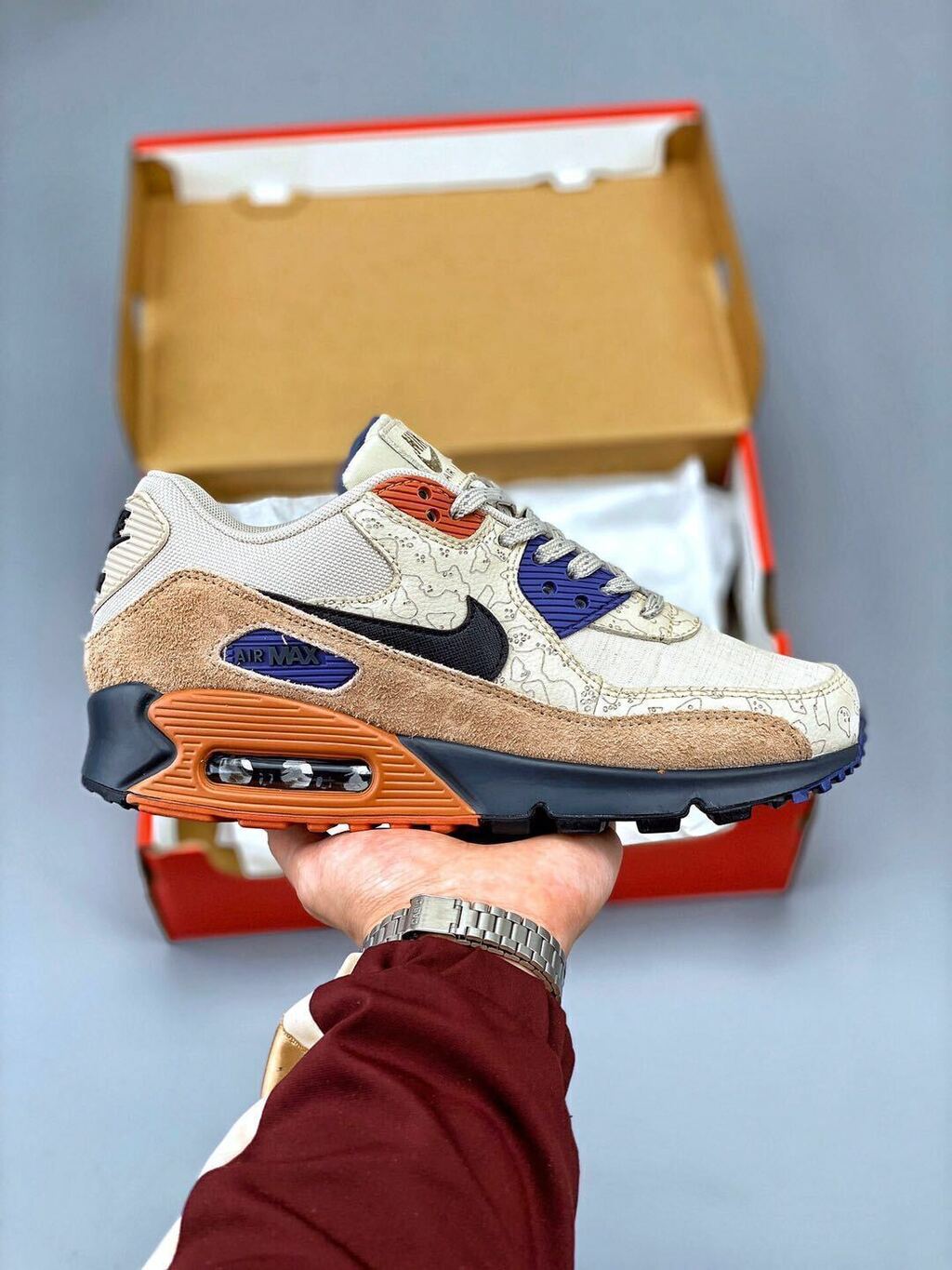 Tênis Runner Camurça Padrão Camuflagem