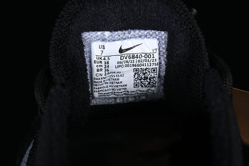 Tênis Runner Malha Flyknit Preto Cinza Antracite