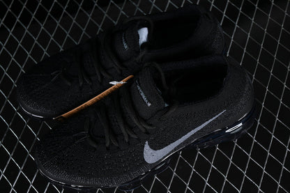 Tênis Runner Malha Flyknit Preto Cinza Antracite