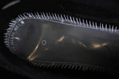 Tênis Runner Malha Flyknit Preto Cinza Antracite