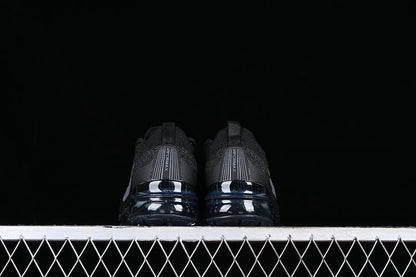 Tênis Runner Malha Flyknit Preto Cinza Antracite