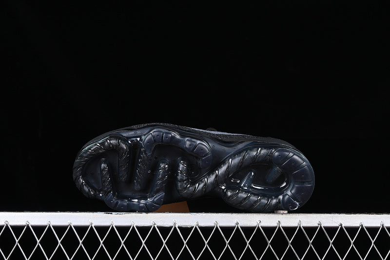 Tênis Runner Malha Flyknit Preto Cinza Antracite