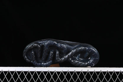Tênis Runner Malha Flyknit Preto Cinza Antracite