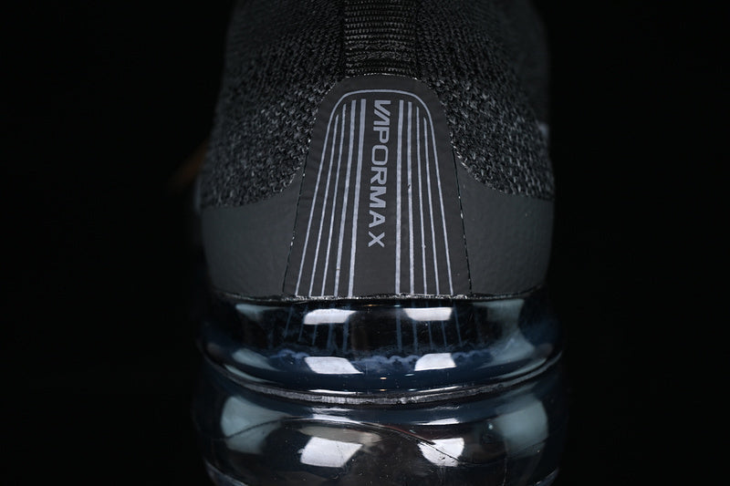 Tênis Runner Malha Flyknit Preto Cinza Antracite