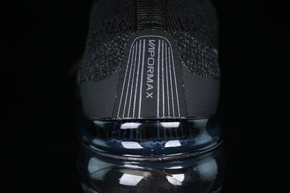 Tênis Runner Malha Flyknit Preto Cinza Antracite