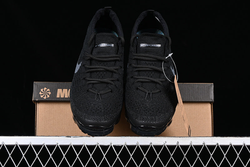 Tênis Runner Malha Flyknit Preto Cinza Antracite