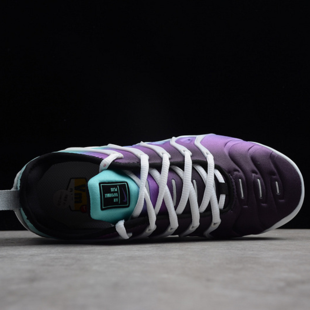 Tênis Runner Malha Branco Roxo Intenso Solado Air