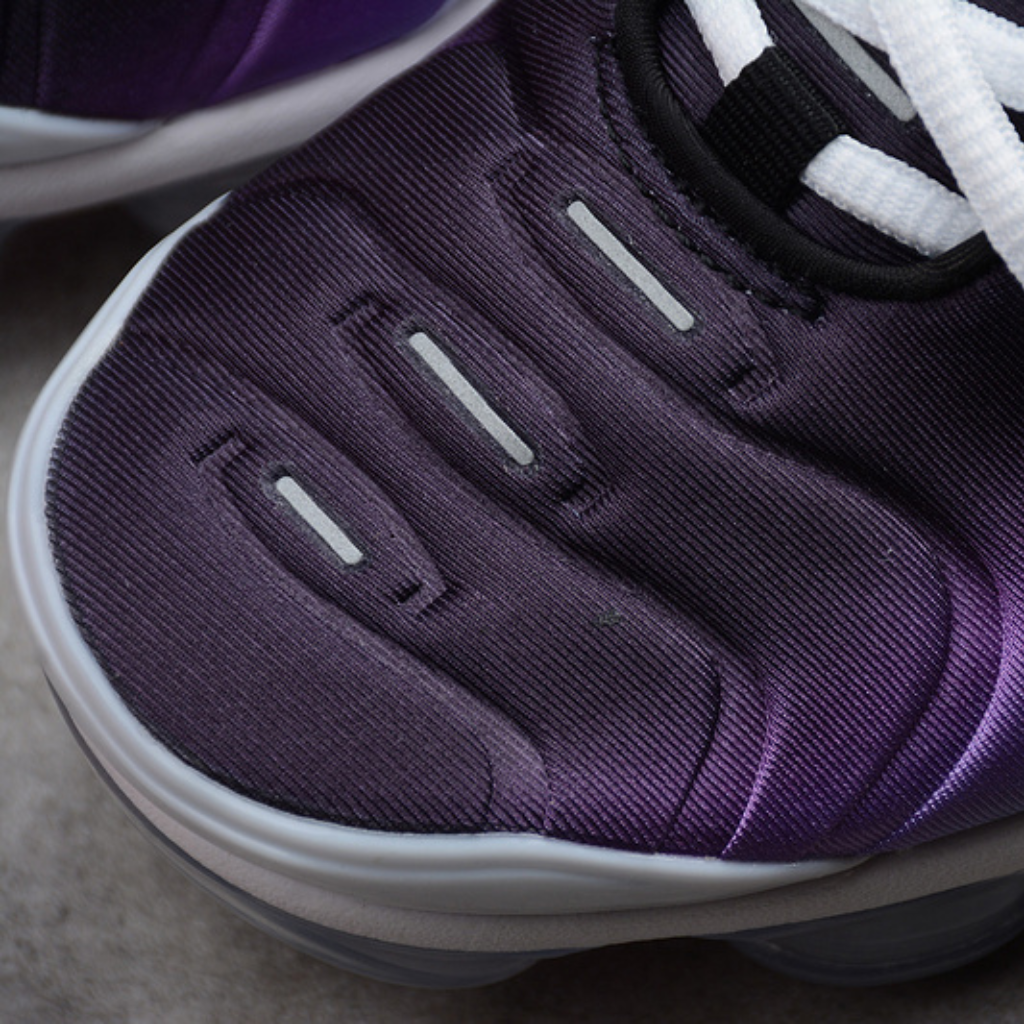 Tênis Runner Malha Branco Roxo Intenso Solado Air