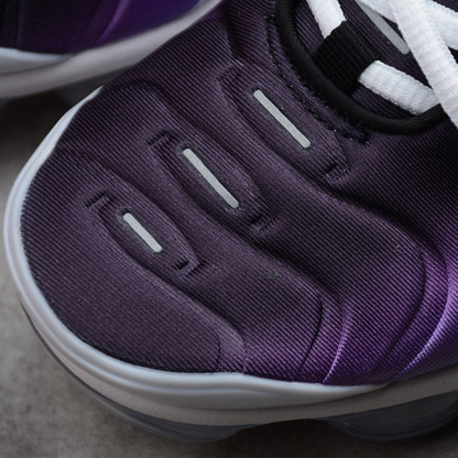 Tênis Runner Malha Branco Roxo Intenso Solado Air