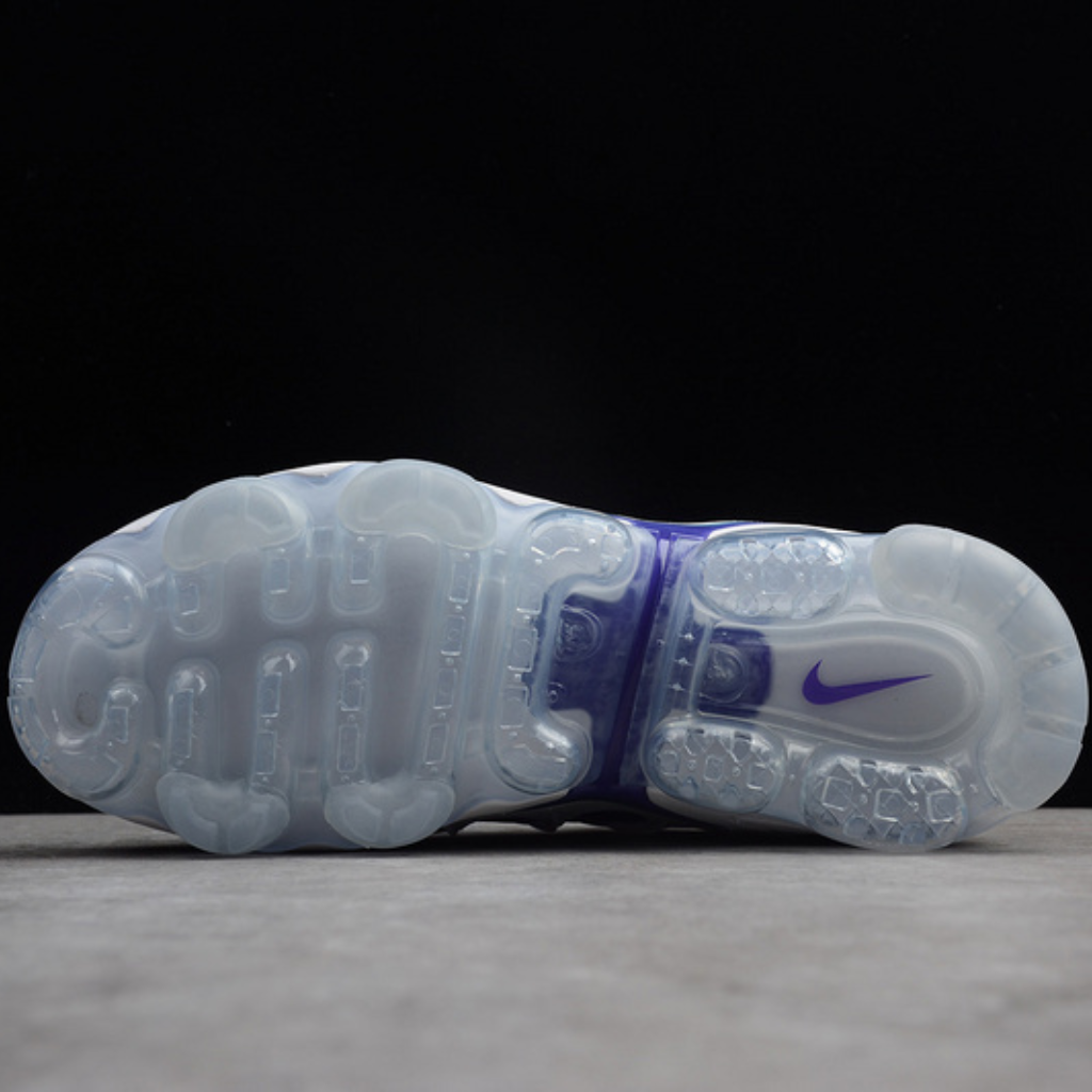 Tênis Runner Malha Branco Roxo Intenso Solado Air