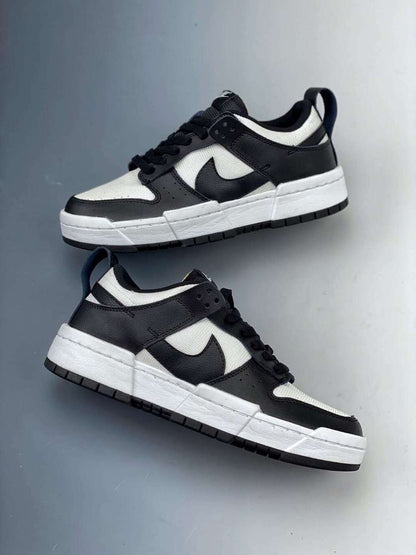 Tênis Skate Couro Cano Baixo Branco Preto