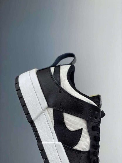 Tênis Skate Couro Cano Baixo Branco Preto