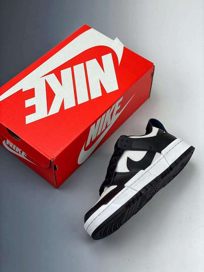 Tênis Skate Couro Cano Baixo Branco Preto