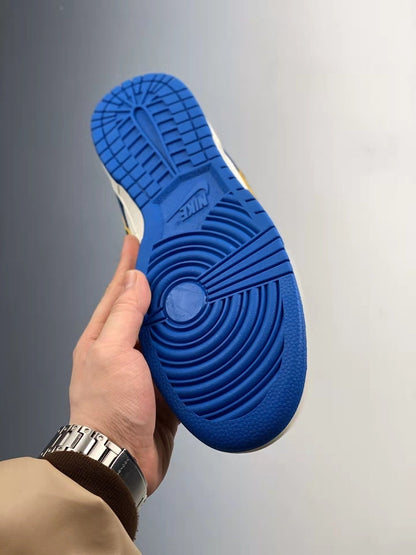 Tênis Cano Baixo Couro Azul Cobalto
