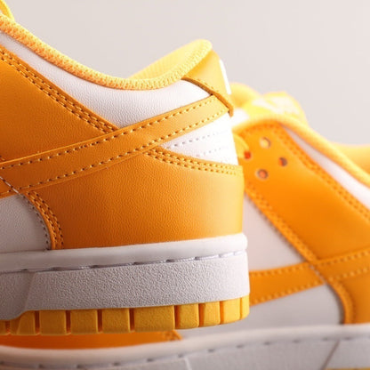 Tênis Cano Baixo Couro Laranja Neon