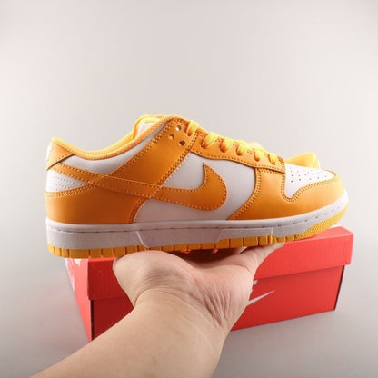 Tênis Cano Baixo Couro Laranja Neon