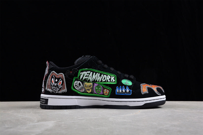 Tênis Skate Couro Cano Baixo