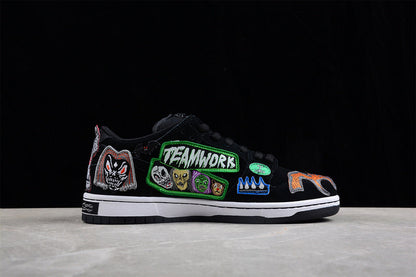Tênis Skate Couro Cano Baixo