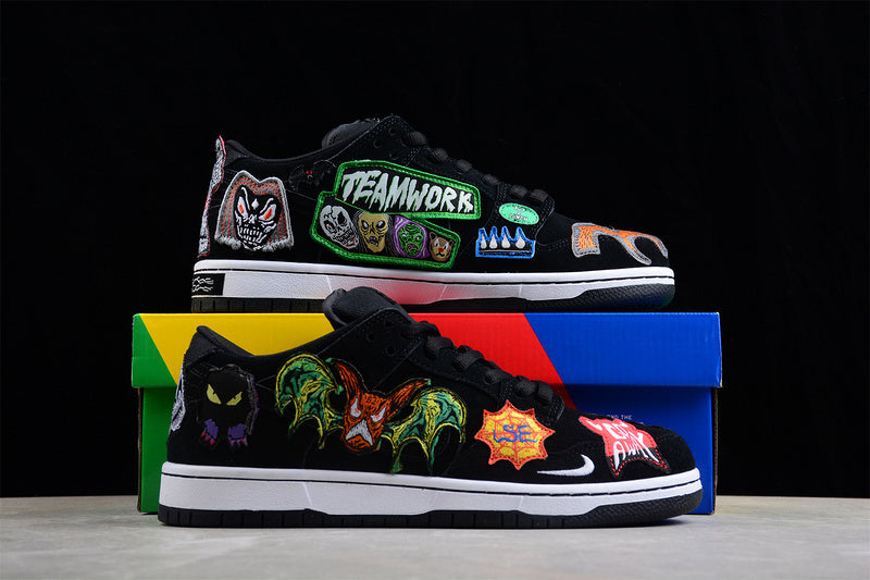 Tênis Skate Couro Cano Baixo