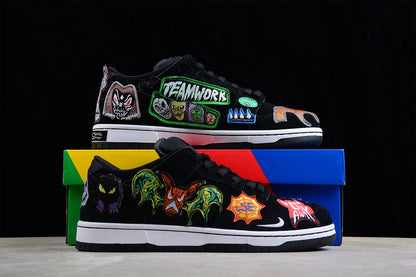 Tênis Skate Couro Cano Baixo