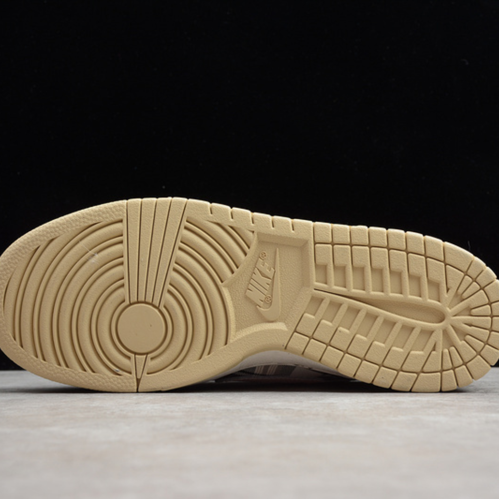 Tênis Cano Baixo Couro Marrom Detalhes Contrastantes