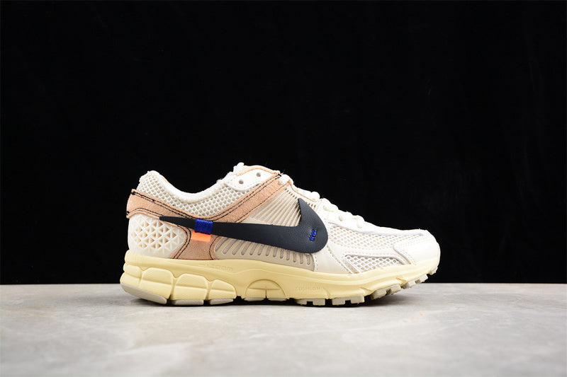 Tênis Runner Malha Branco Cinza Detalhe Amarelo