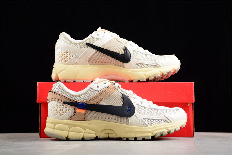 Tênis Runner Malha Branco Cinza Detalhe Amarelo