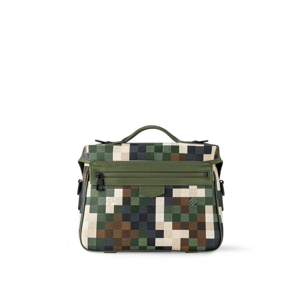Bolsa Padrão Xadrez Camuflagem Logomania