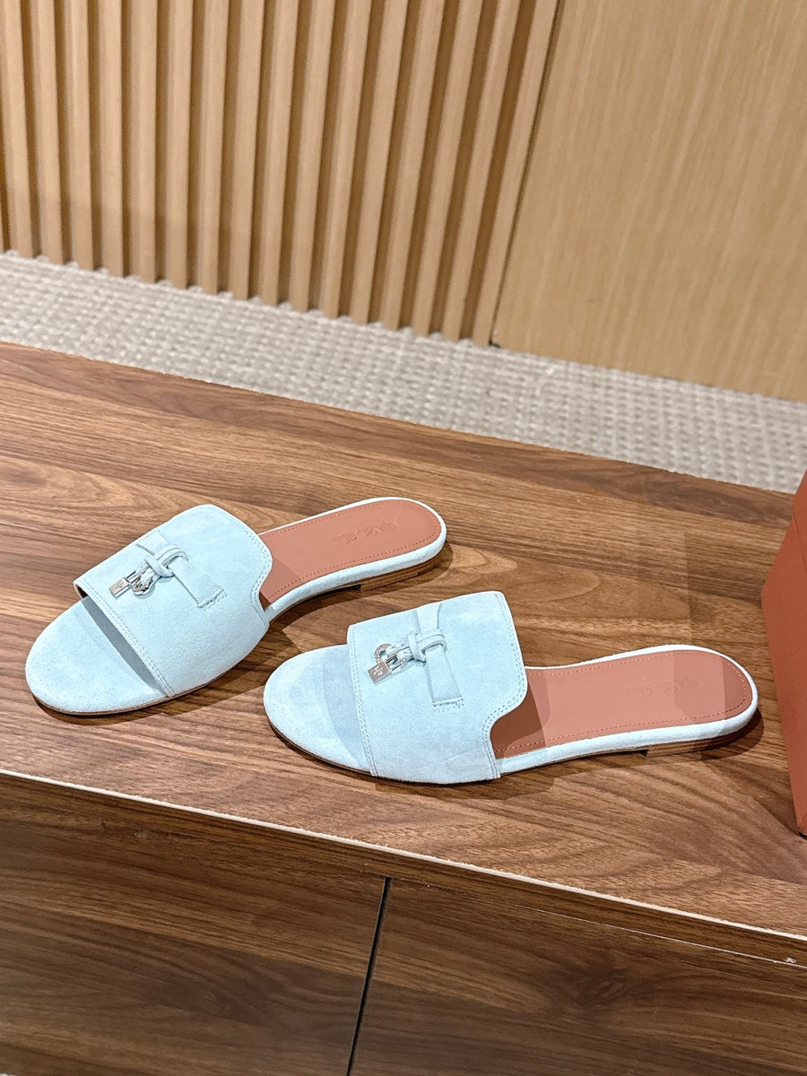 Sandália Loro Piana Summer Charms Feminina | Azul Claro